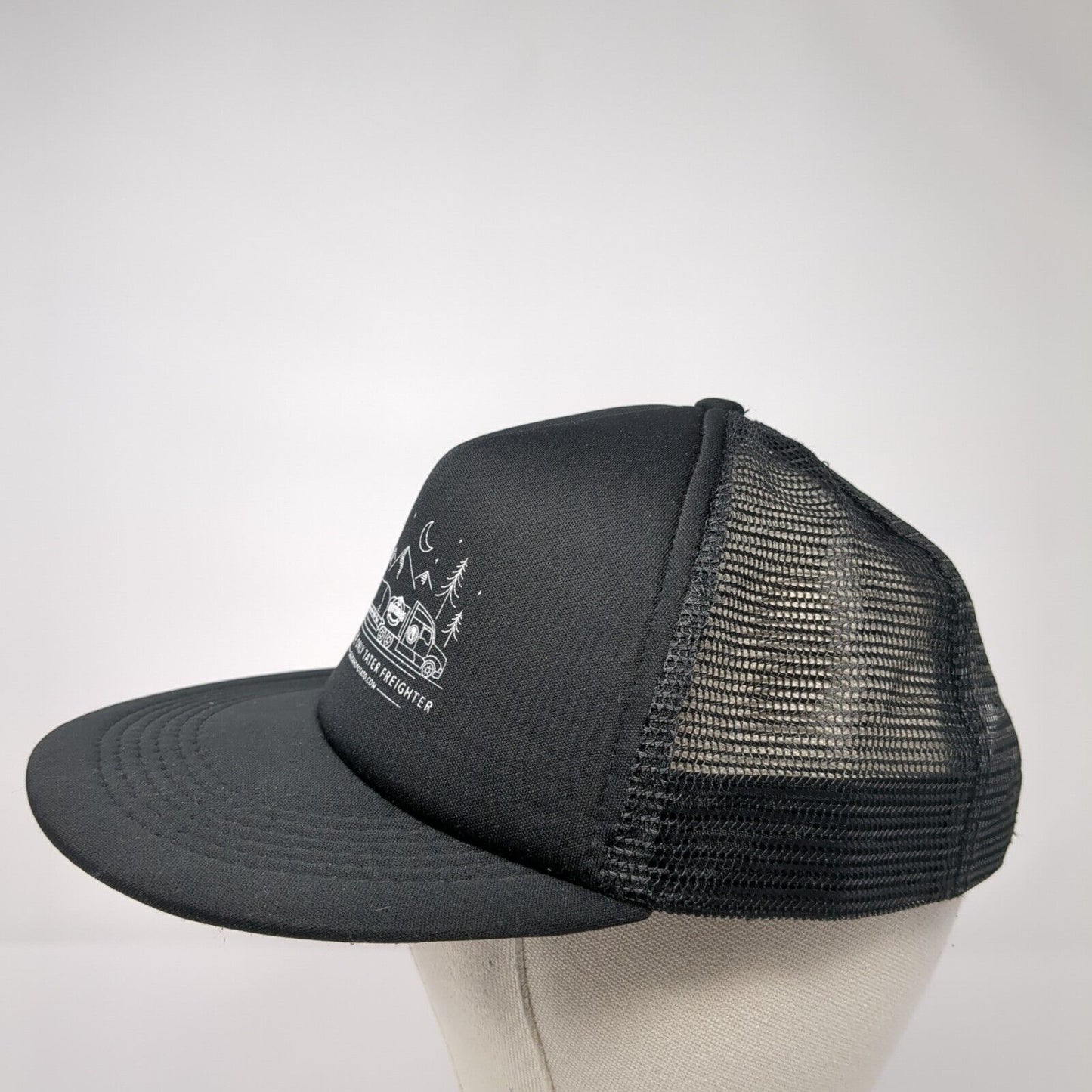 The One & Only Tater Freighter Snapback Trucker Hat Black One Size
