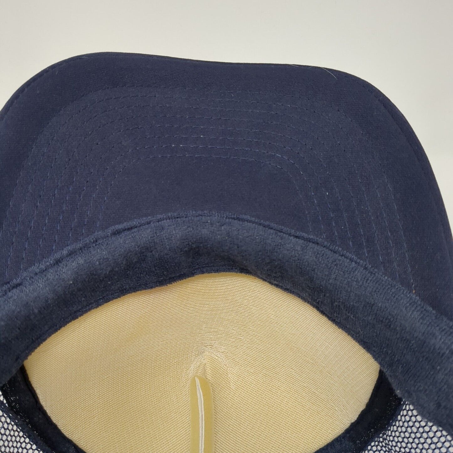 Albertson Intramurals Snapback Rope Trucker Hat Blue One Size Mesh Back