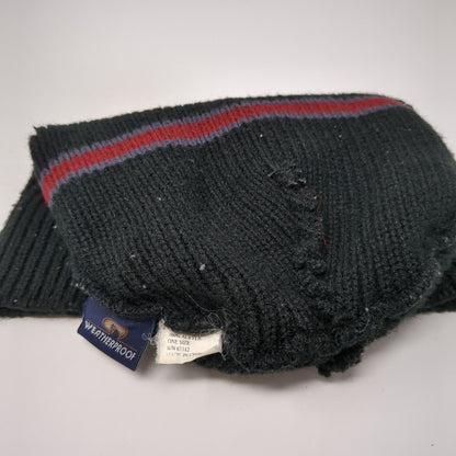 Weatherproof Knit Beanie Hat Black One Size Stretch Acrylic Outdoor