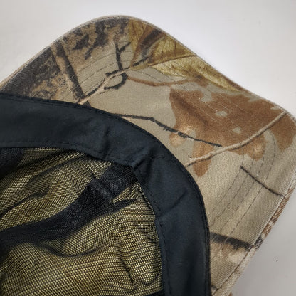 Cabelas Baseball Cap Brown Camo One Size Gore-Tex Strapback Realtree Hat