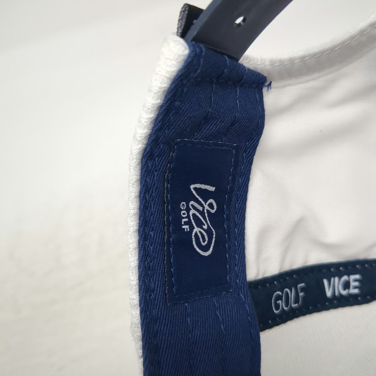 Vice Golf Trucker Hat Gray White Blue One Size Mesh Back Snapback Squad Patch