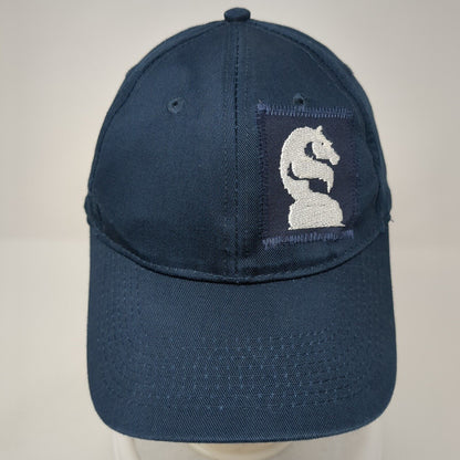 Knight Logo Patch Strapback Hat Blue One Size Port & Company Outdoor