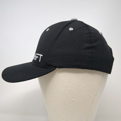 Snapback Black One Size SHIFT Embroidered Logo Structured Baseball Cap Hat