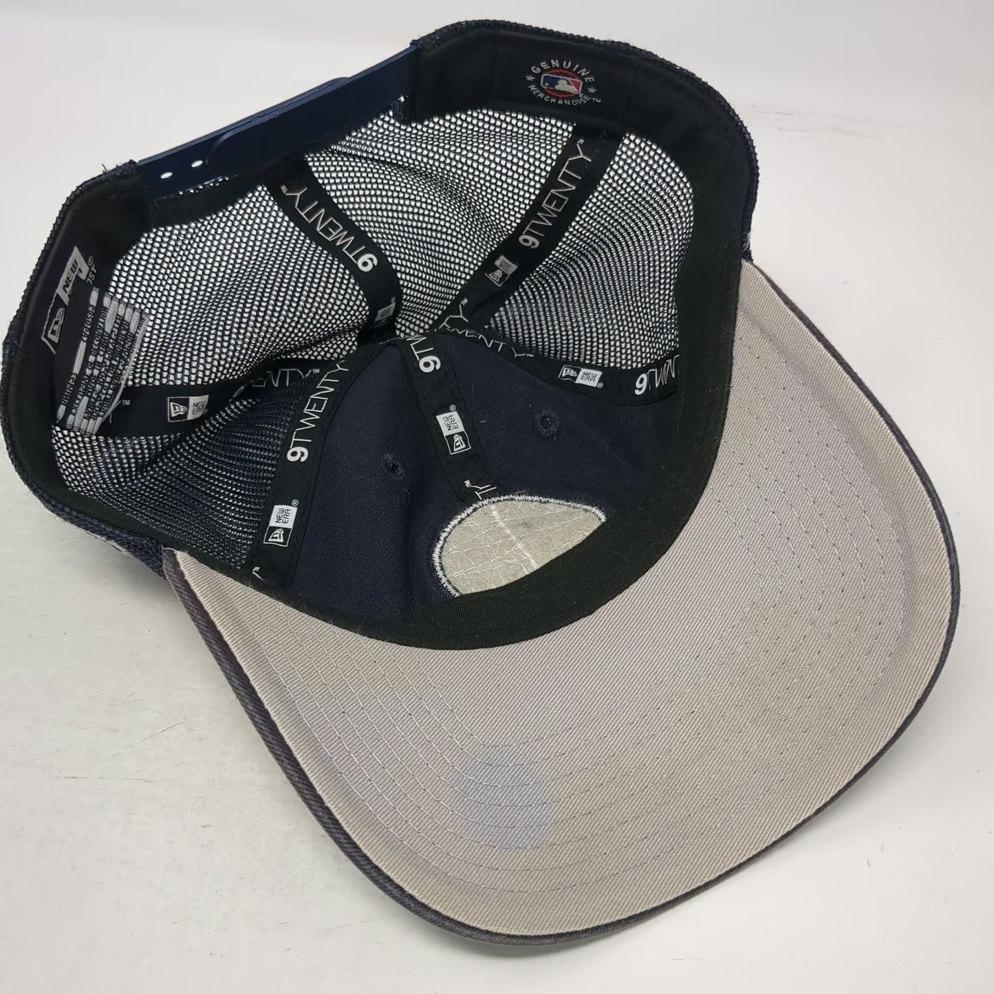 New Era New York Yankees MLB Trucker Hat Blue One Size 9TWENTY Spring Training