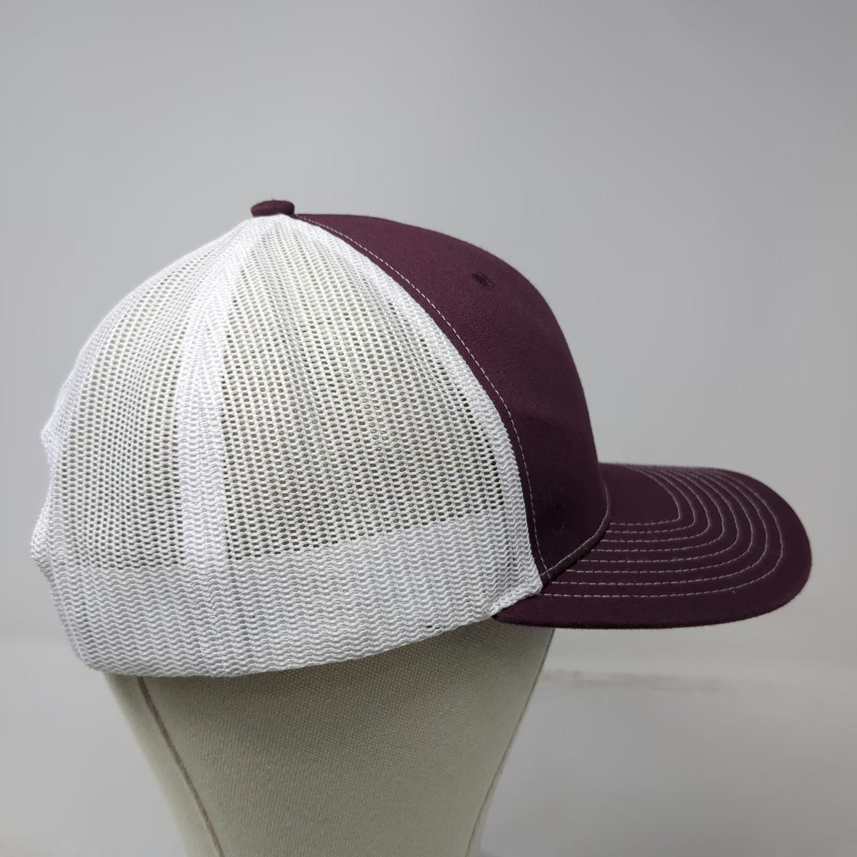Richardson 112 Trucker Hat Red One Size Cold Springs Winery Mesh Snapback Hat