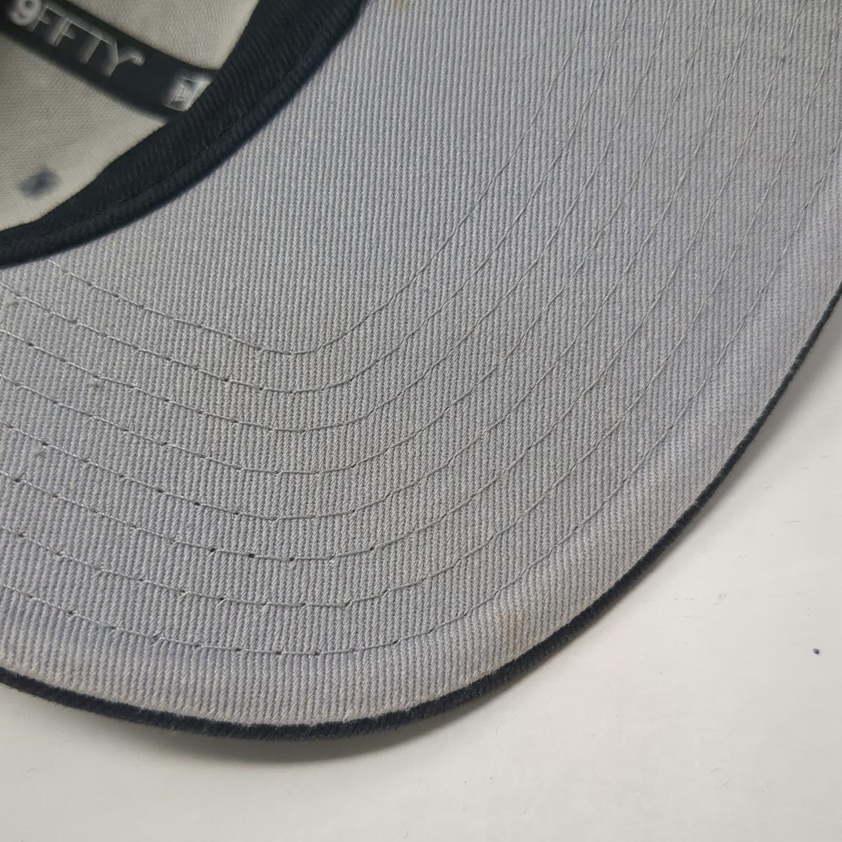 San Francisco Giants MLB New Era Snapback Gray One Size OSFM Flat Bill Logo Hat