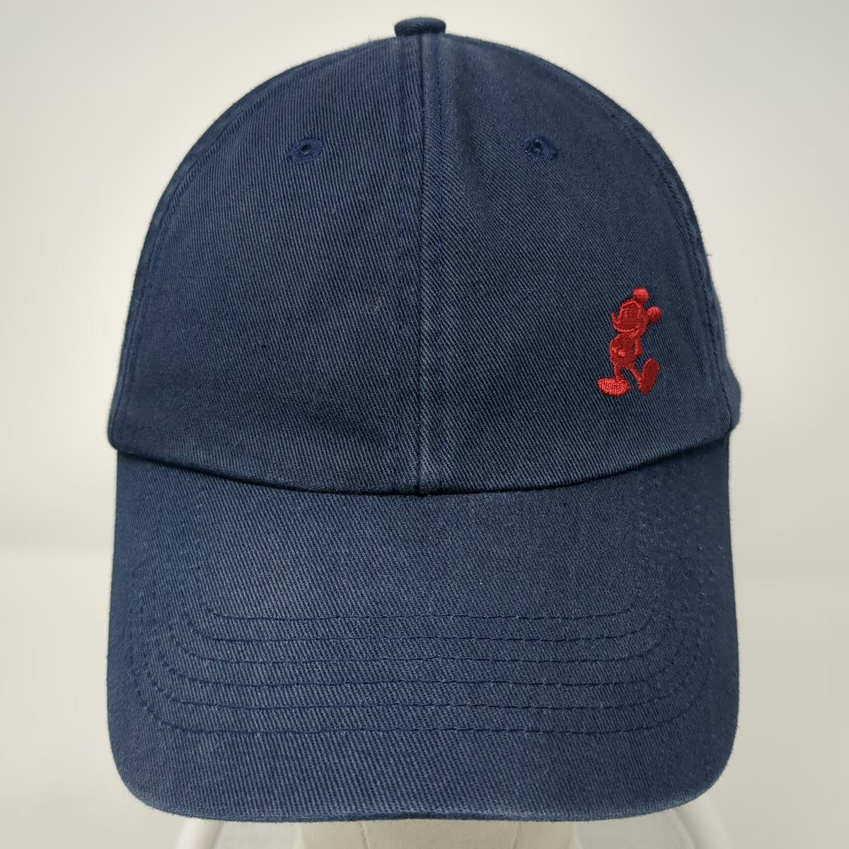 Walt Disney World Baseball Cap Blue One Size Mickey Mouse Slideback Cotton Hat