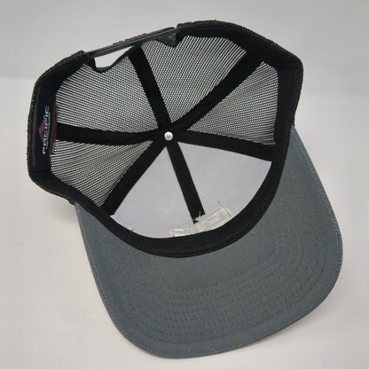 EB Snapback Mesh Back Trucker Hat Gray One Size Pacific Headwear