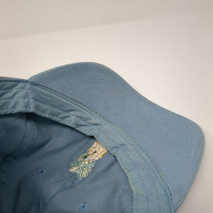 The Happy Sea Slideback Hat Blue OS Adjustable Embroidered Authentic Pigment