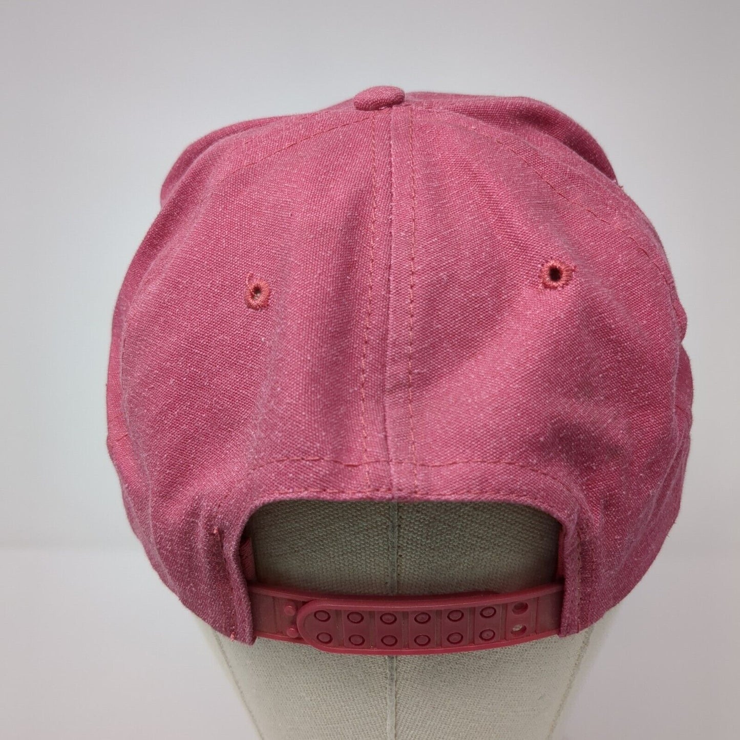 BMC West Pocatello, ID Snapback Hat Pink OS Adjustable Rope 6 Panel Cotton