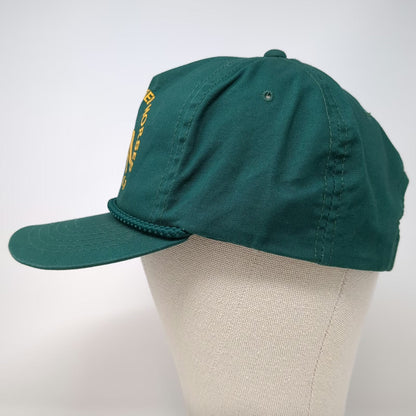 Young An 5 Panel Green One Size Adams Gaited Horses Melber Ky Rope Snapback Hat