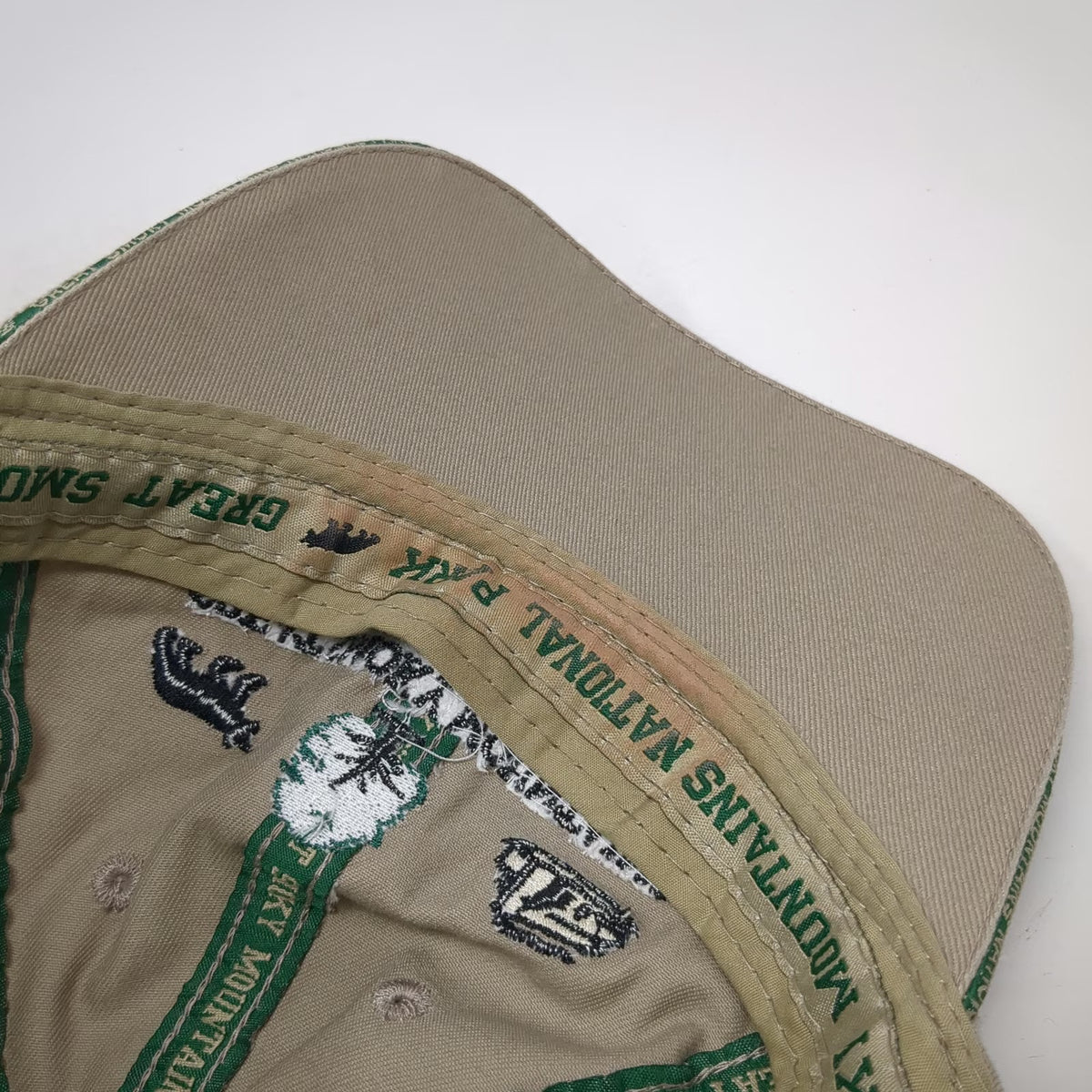 Great Smoky Mountains Association Baseball Cap Beige One Size National Park Hat