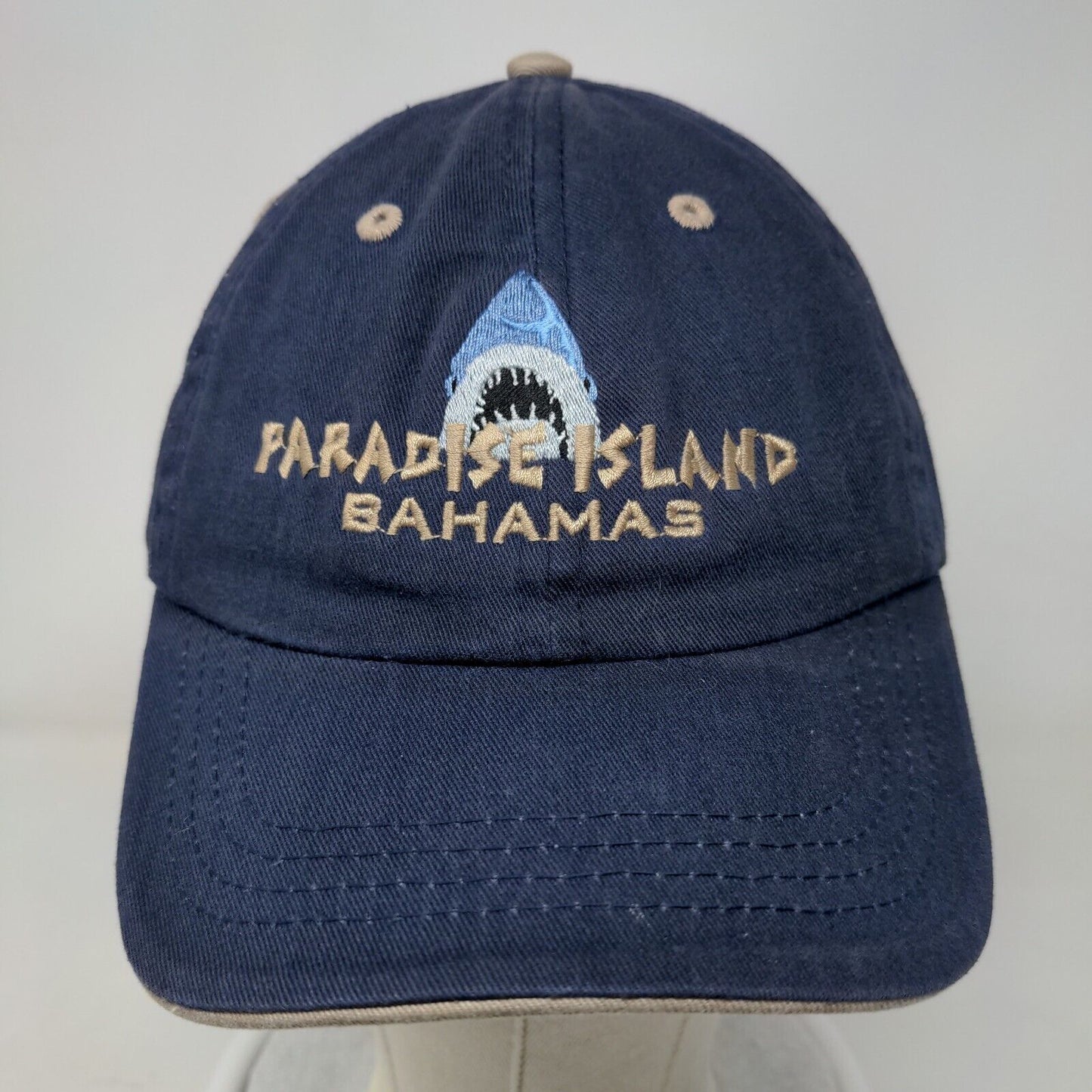 Paradise Island Bahamas Child Slideback Hat Blue One Size Embroidered Jhats