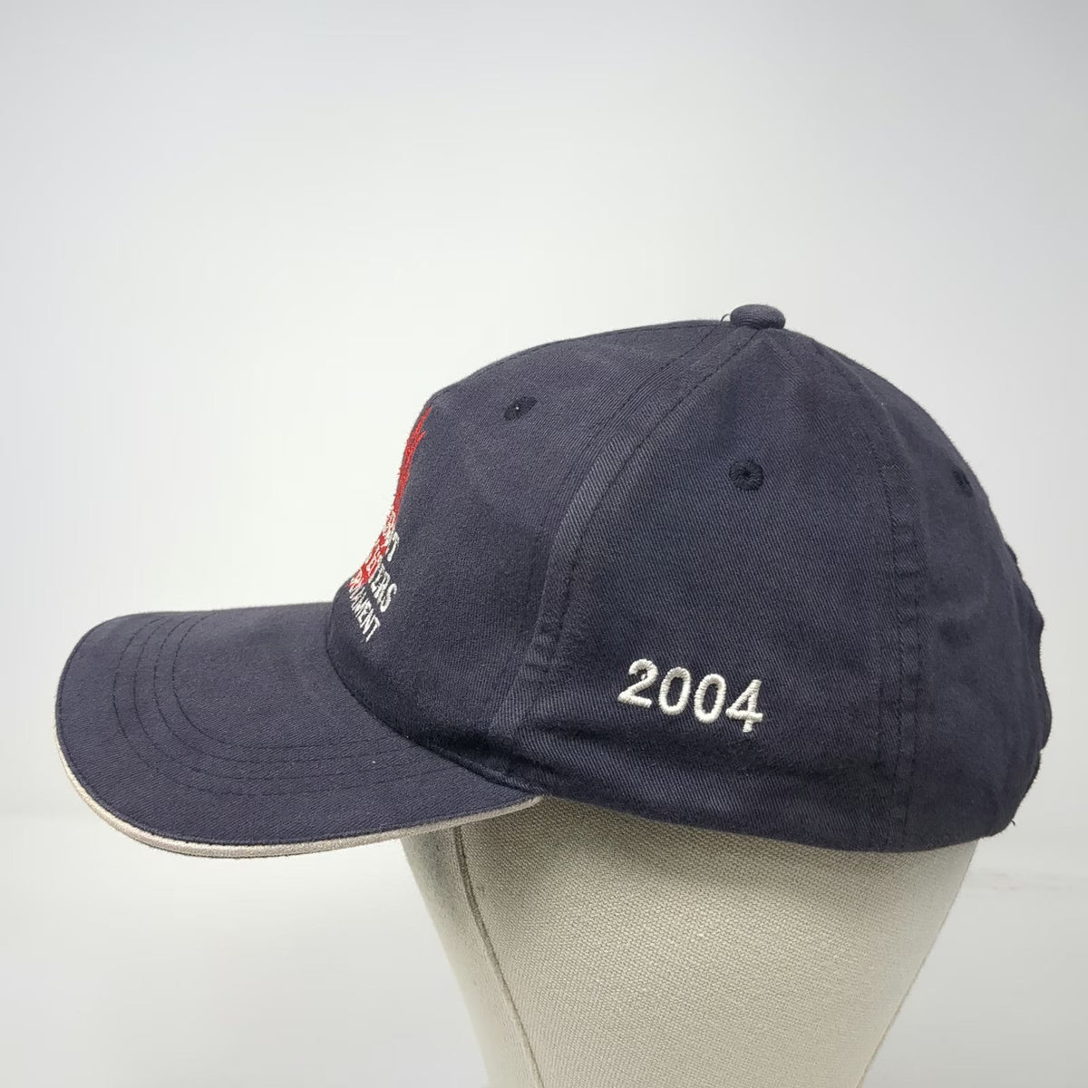 Toppers Somerset Firefighters Golf Tournament 2004 Gray Baseball Cap OSFM Hat