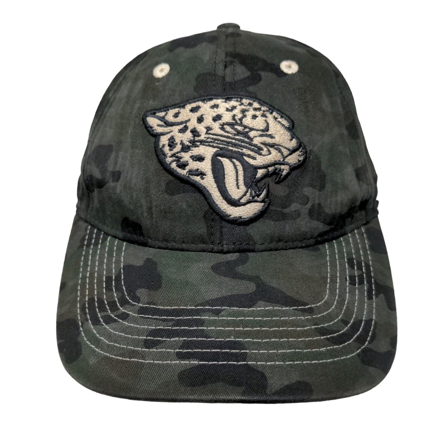 Jacksonville Jaguars Snapback Hat OSFA Green Camo Embroidered Logo NFL