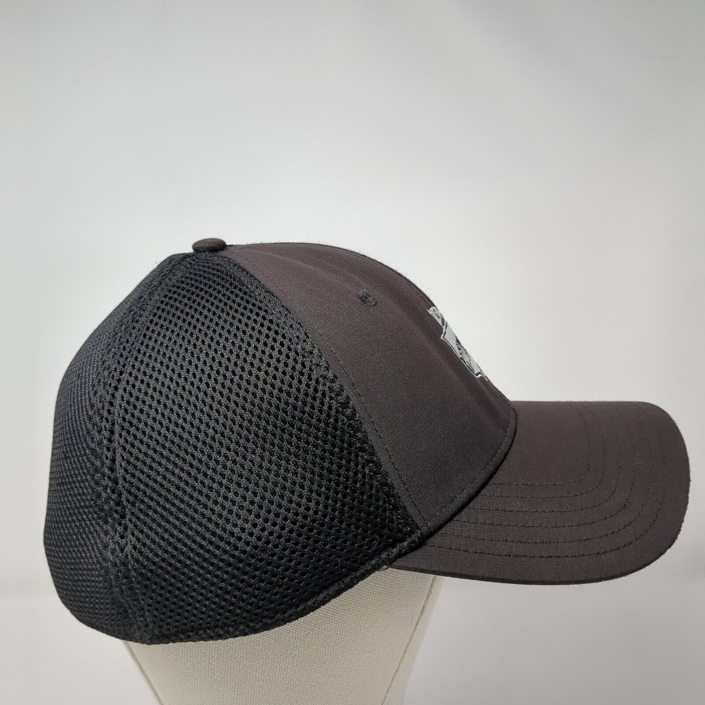 Hillcrest Est. 1940 Fitted Trucker Golf Hat Black L/XL Mesh Back TaylorMade
