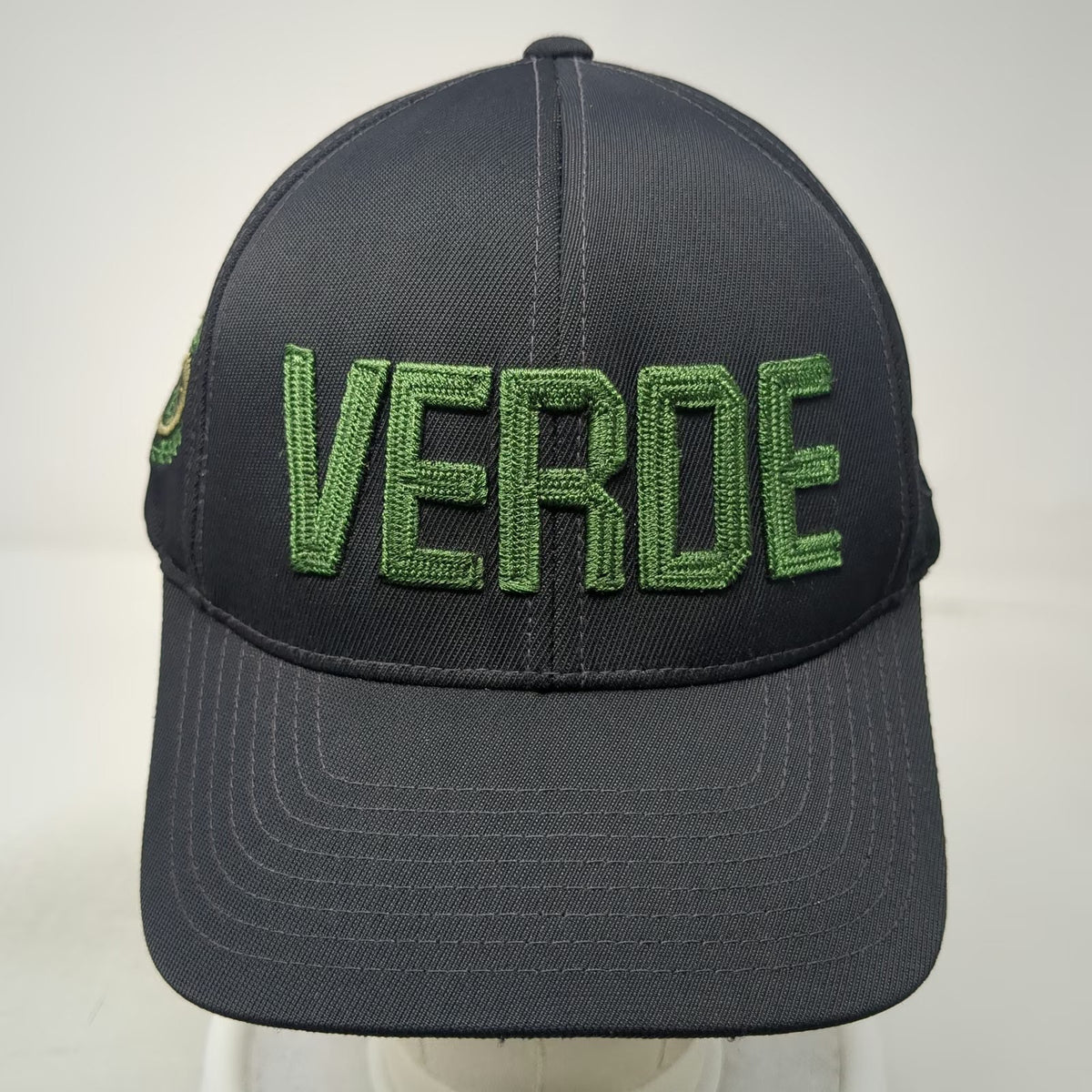G/FORE Snapback Hat Black One Size Verde 3D Embroidery Golf Nylon Blend Tech