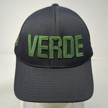 G/FORE Snapback Hat Black One Size Verde 3D Embroidery Golf Nylon Blend Tech