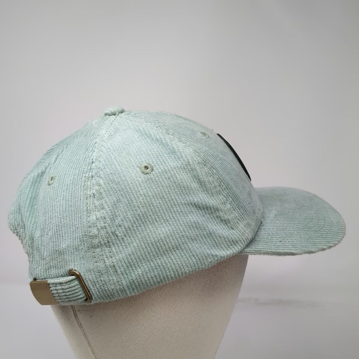 Itonic Nilo Green Baseball Cap One Size Corduroy Mountain Landscape Patch Hat