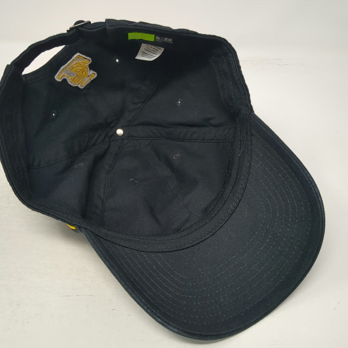 Nike Los Angeles Lakers NBA Black Purple Yellow One Size Heritage86 Logo Cap Hat