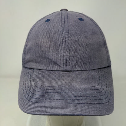 Imperial Slideback Hat Blue OSFM Adjustable Solid 6 Panel Blank