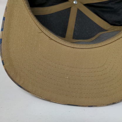 Genuine Merchandise Snapback Hat Multicolor Camouflage One Size 707 Camel Blank