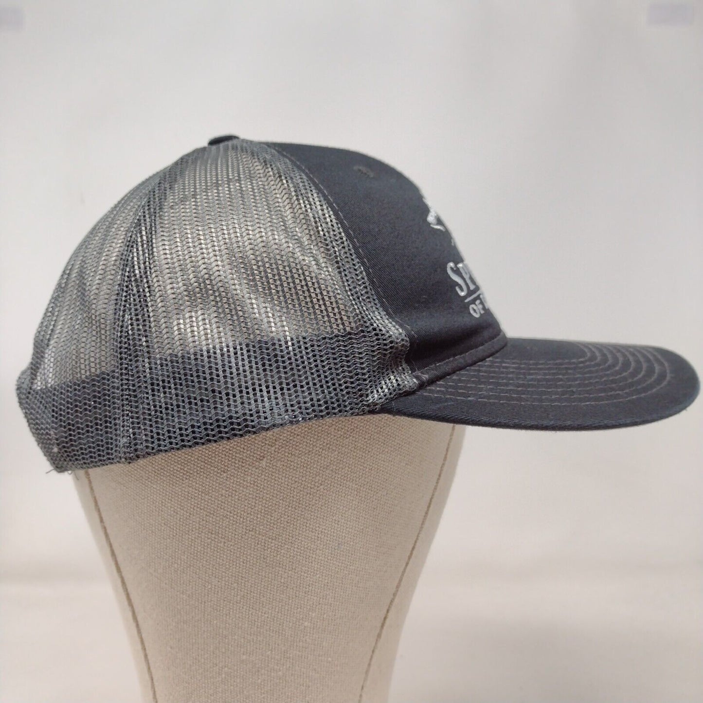 Springs of Royal Oaks Snapback Mesh Back Trucker Hat Black OSFA Embroidered