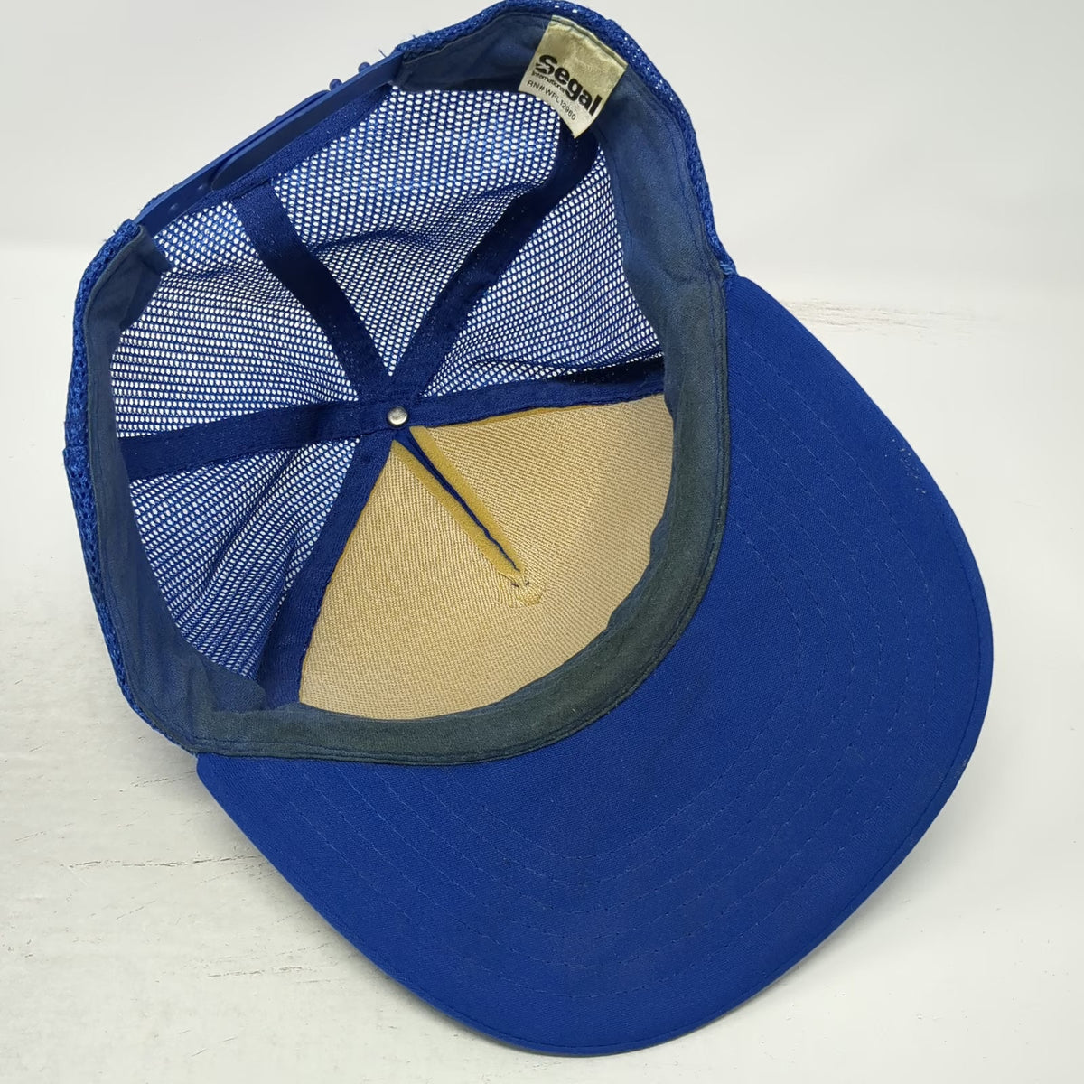 Segal International Trucker Hat Blue Snapback Mesh Rope Insanity Kids Vintage