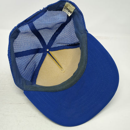 Segal International Trucker Hat Blue Snapback Mesh Rope Insanity Kids Vintage