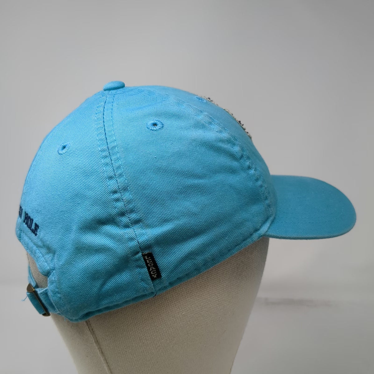 Legacy Baseball Cap Blue One Size Jackson Hole Bucking Horse Slideback Hat