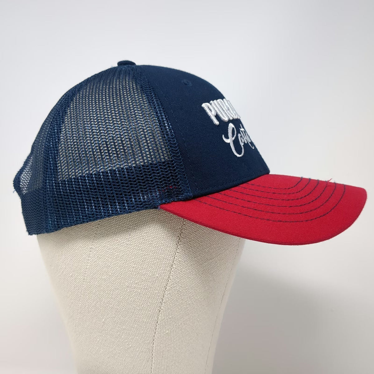 Memorable Costa Rica Trucker Hat Blue Red One Size Pura Vida Snapback Mesh