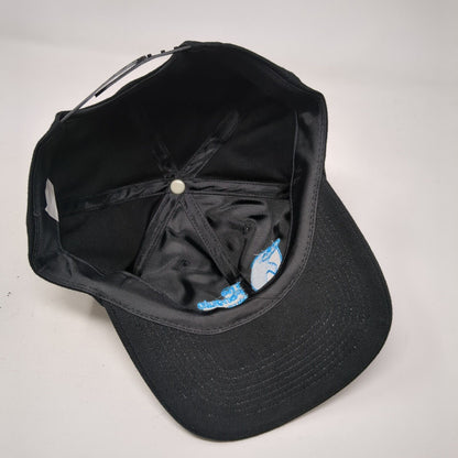 The Penguin Museum Snapback Hat Black OSFA Adjustable Embroidered Cotton