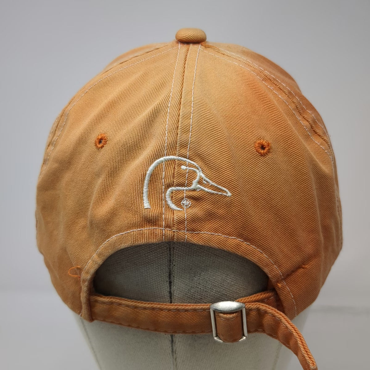 Ducks Unlimited Baseball Cap Orange One Size Slideback 1937 Duck Embroidery Hat