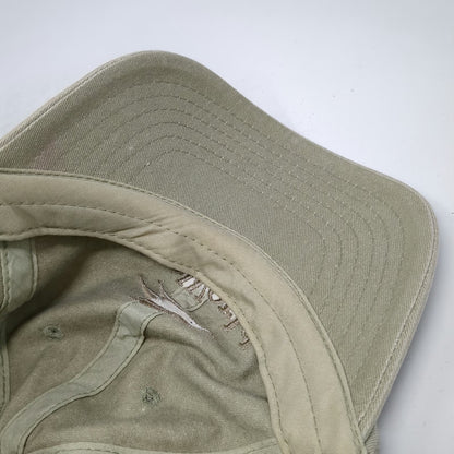 SeaWorld Baseball Cap Beige OS Embroidered Logo Slideback Strapback Hat Park