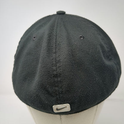 Nike Baseball Cap Black XL Dri-Fit Classic99 Embroidered Swoosh Stretch Fit Hat