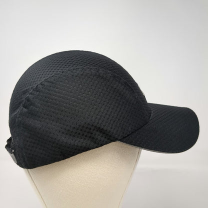 Under Armour Baseball Cap Black One Size Reflective Running Strapback Mesh Hat