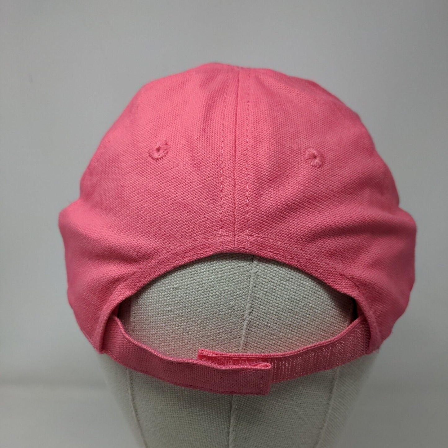 Carhartt Child Strapback Hat Pink OSFM Adjustable Vented Holes 6 Panel Cotton