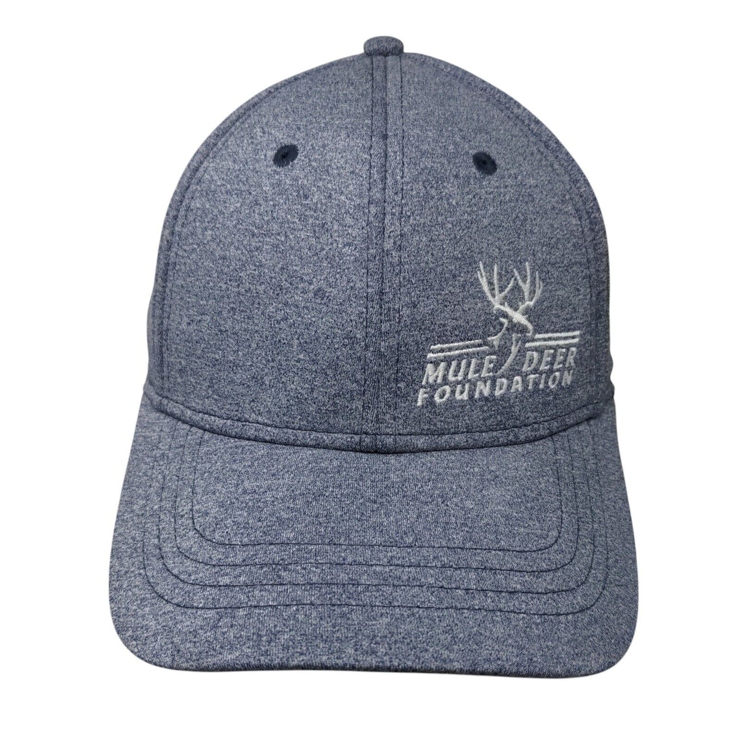 Mule Deer Foundation Snapback Hat Blue One Size Adjustable Embroidered 6 Panel