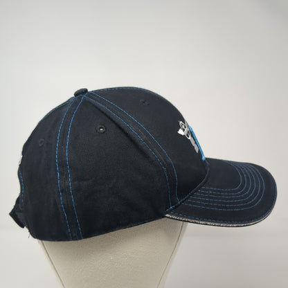 JTS Valley Baseball Cap Black OS Adjustable Embroidered 6 Panel 360 Apparel