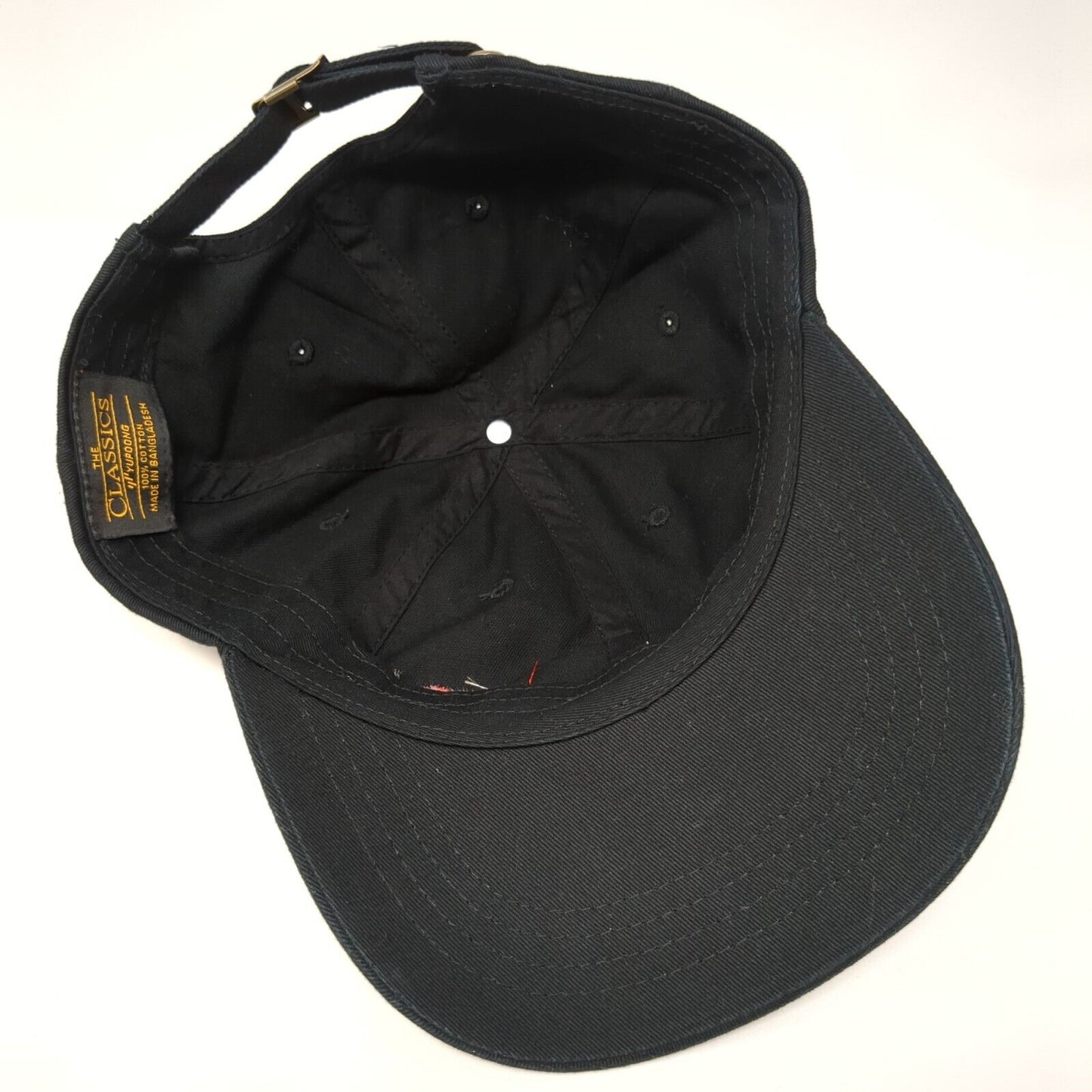 MSI Logo Slideback Hat Black OSFA Adjustable The Classics Yupoong