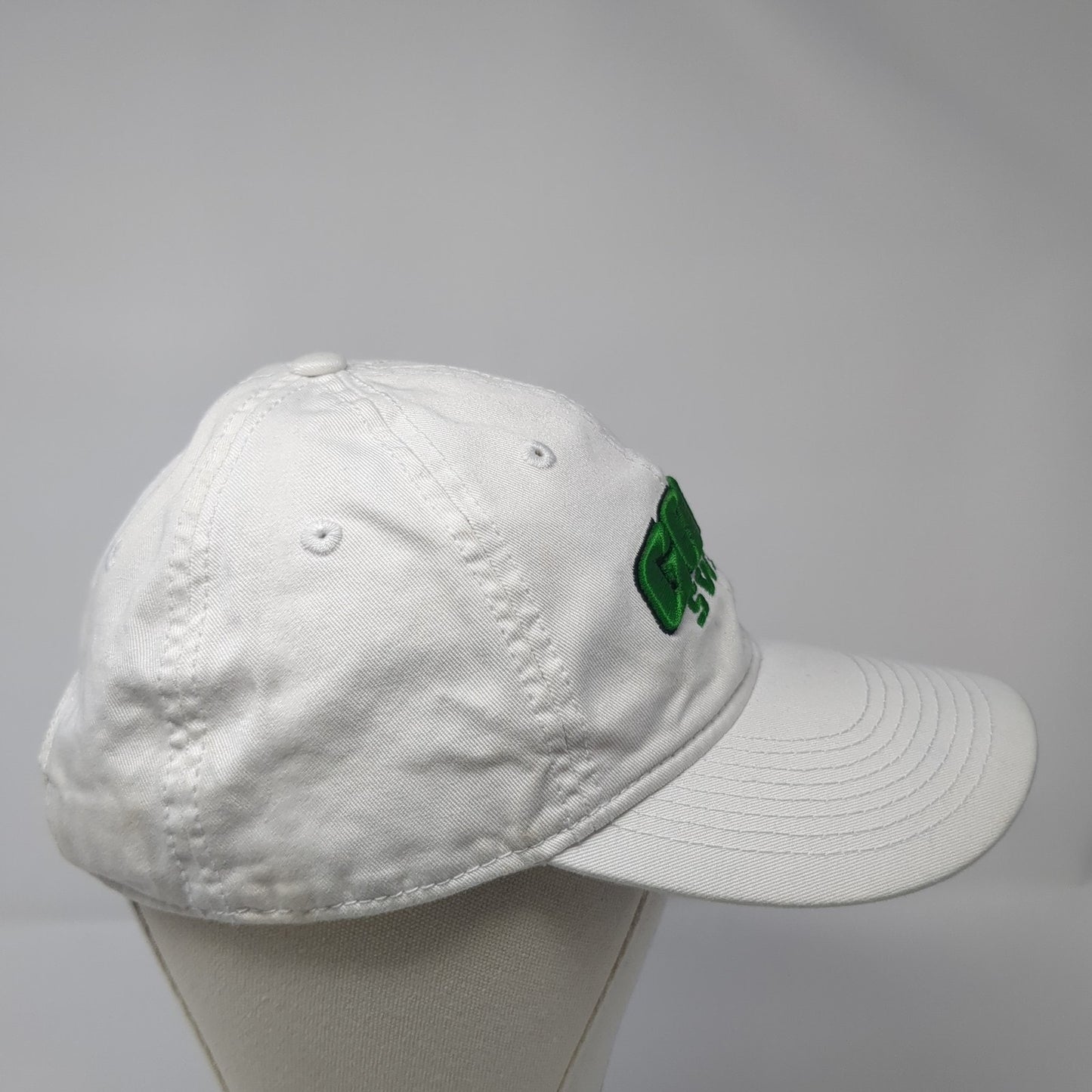 GOCC Swim Slideback Hat White One Size Adjustable Embroidered The Game