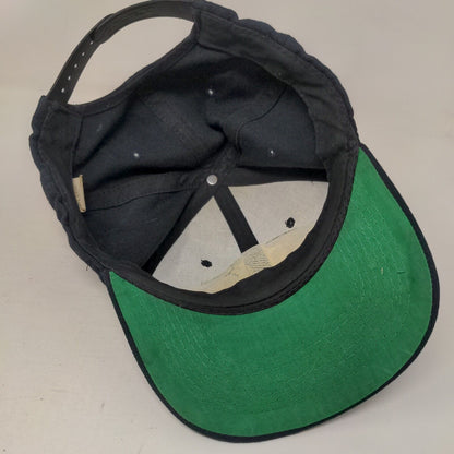 Unbranded Snapback Hat Blue OSFA Embroidered Adjustable 6 Panel