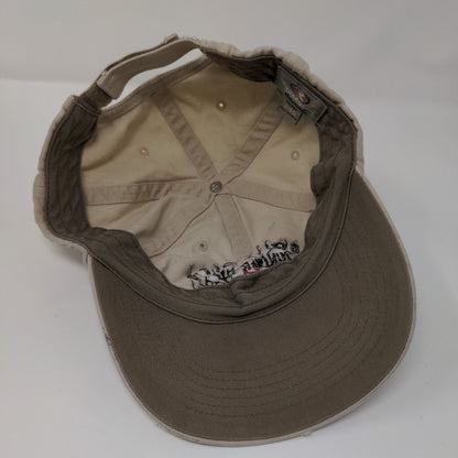 Boise City Juniors High Championships Strapback Hat Tan One Size 6 Panel