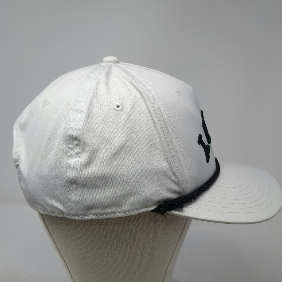 Richardson 5 Panel White One Size Snapback Rope Performance Howdy Graphic Hat
