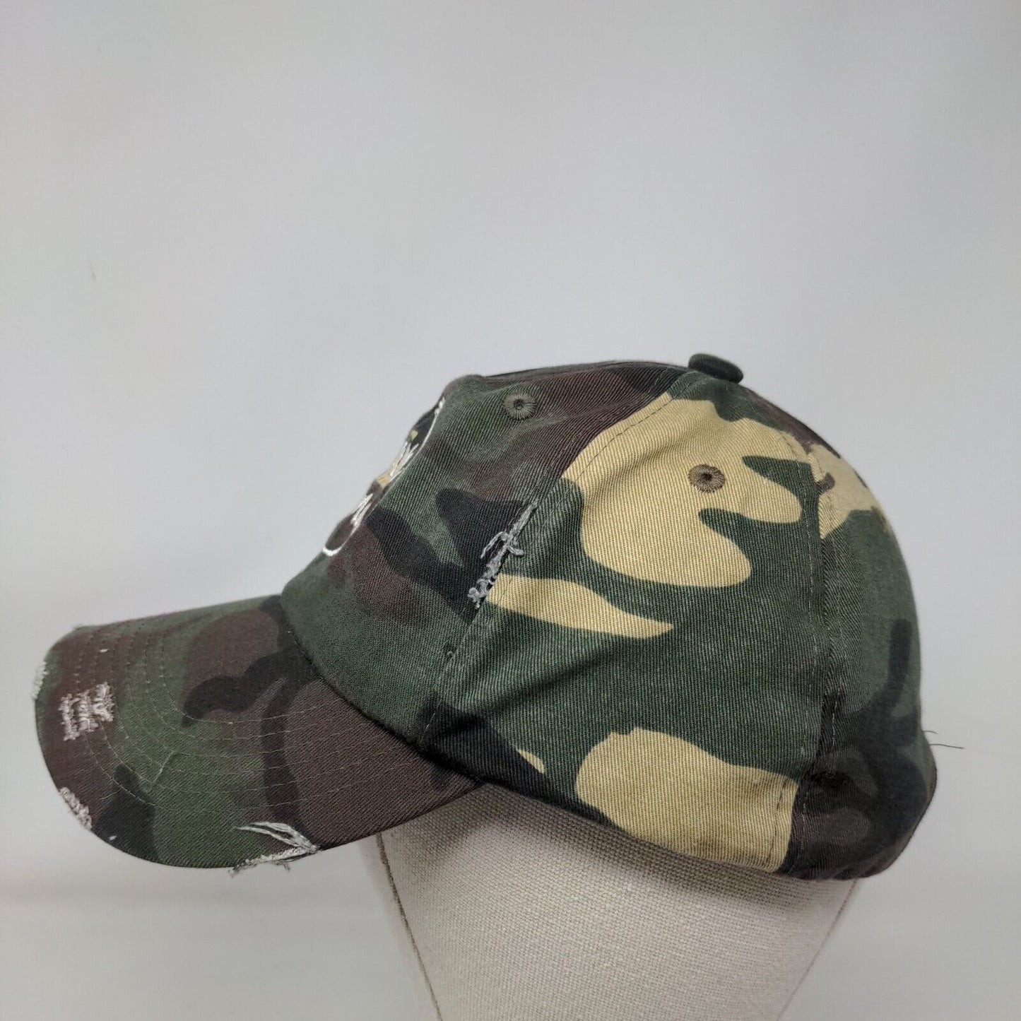 Brave Mama Slideback Hat Camouflage One Size Embroidered 5 Panel District