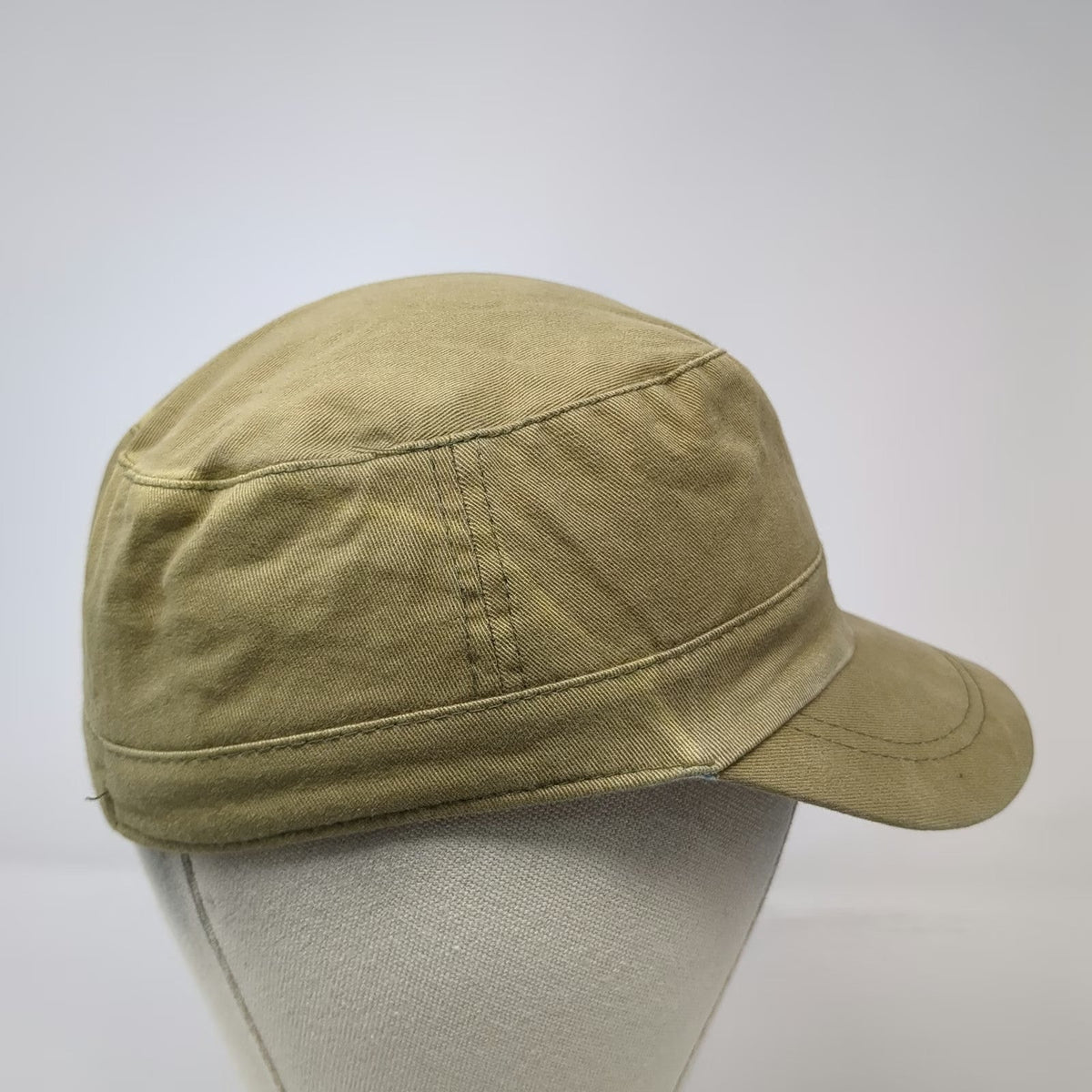 Elastafit DBY Army Cap Brown One Size Floral Lining Buckle Detail Cotton Hat