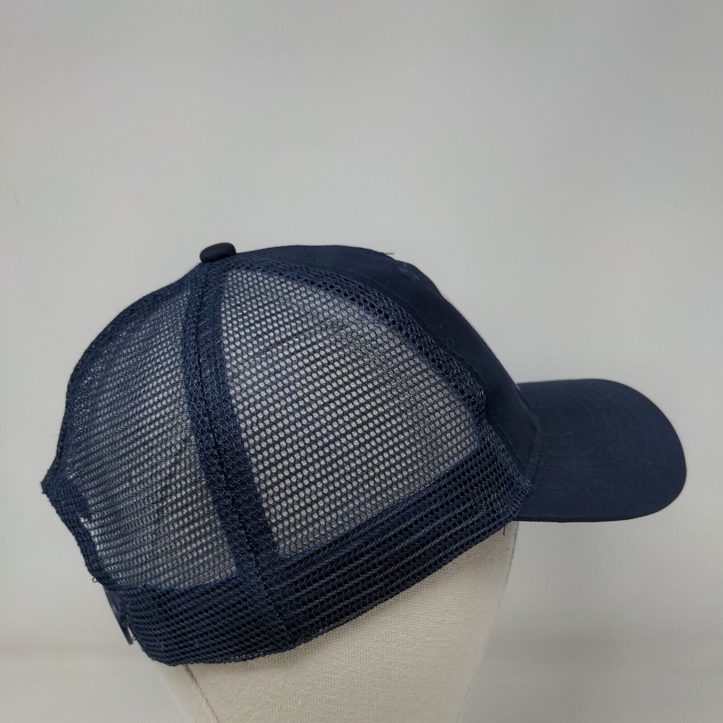 Bud Light Enjoy Responsibly Snapback Trucker Hat Blue OSFM Adjustable Mesh Back