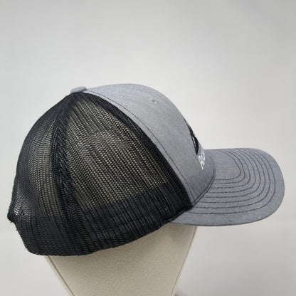 Rocky Mountain Jet Snapback Trucker Hat Gray One Size Mesh Back 6 Panel