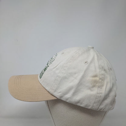 Animal Kingdom Adult Slideback Hat Tan 57-61 Adjustable 6 Panel Disney Parks