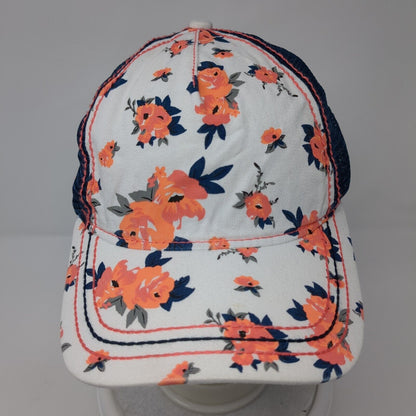 Cruel Denim Snapback Mesh Back Trucker Hat Multi One Size Floral Print